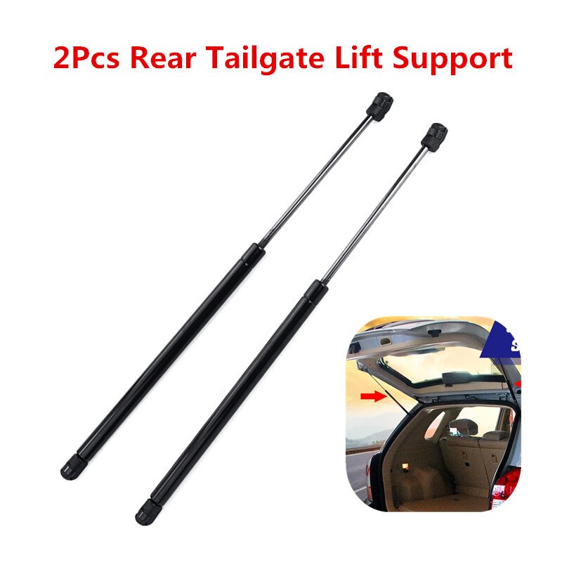 2 stk bageste bagagerum bagklappe bagagerum glas gasfjeder chok lift stiv fjederben støttestang til hyundai tucson 2005