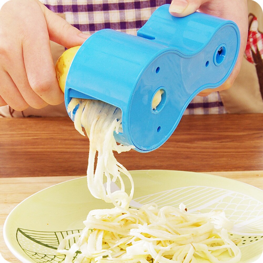 UNIKEA double taille spirale coupe-légumes ruban nouilles trancheuse utile cuisine outil pas cher prix