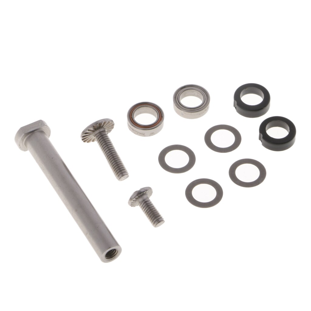 1 Set Fishing Reel Handle Knob Components Parts 5 x 8mm Reel Grip DIY Accessories with Bearings, Washers, Screw