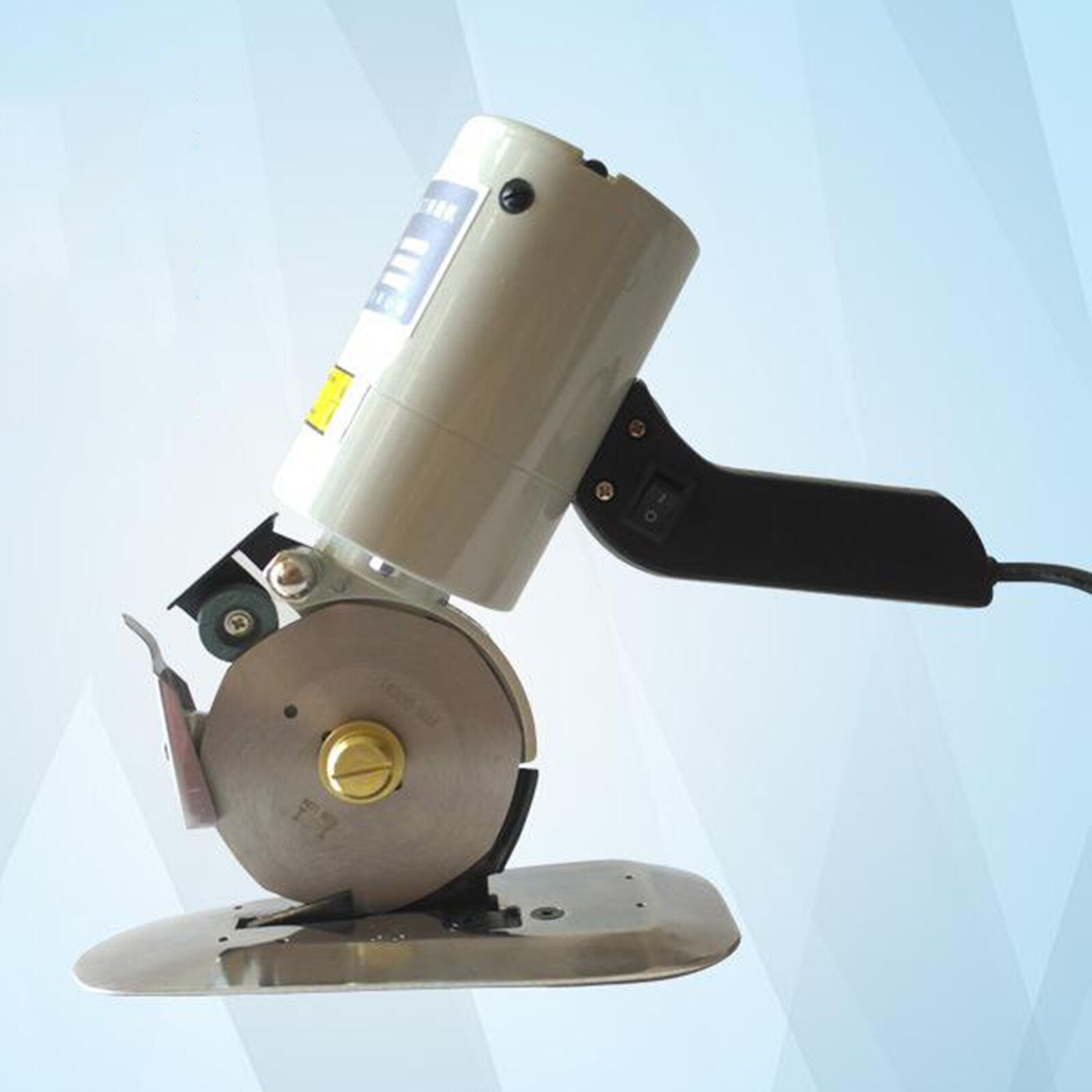 Electric Cloth Cutter 90mm Blade, Rotary Blade Fabric Cutting Machine, Electric Rotary Scissors for Multi Layer Leather Wool