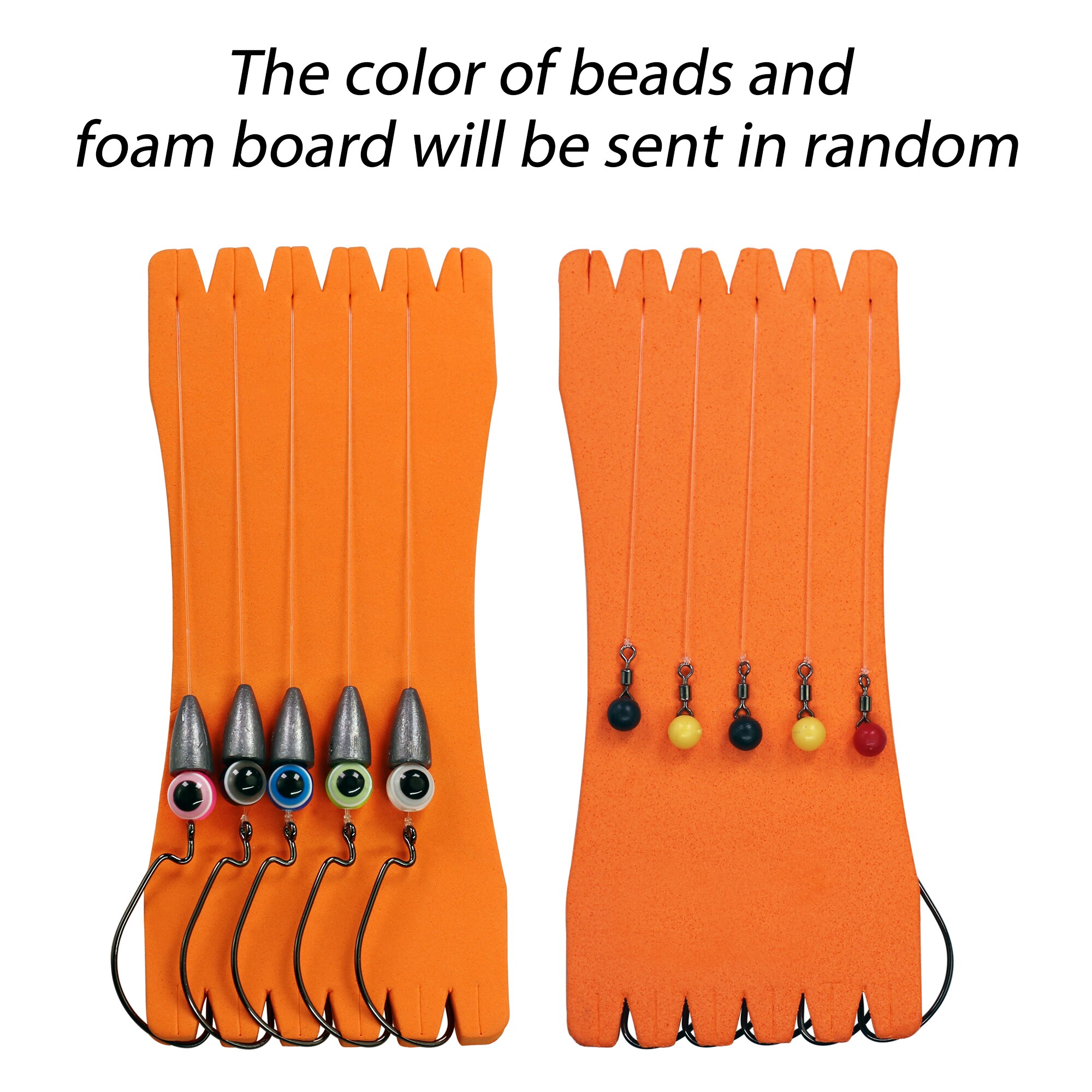 5 Stks/partij Texas Rig Set Voor Bass Fishing Caro... Vicedeal