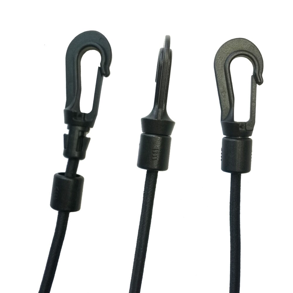 5MM 8MM 10PC 20PCS Bungee Shock cord Quick Connect hooks hanging Ends Clip for Kayak Canoe Boat Dinghy Rib DIY Elastic Cord rope