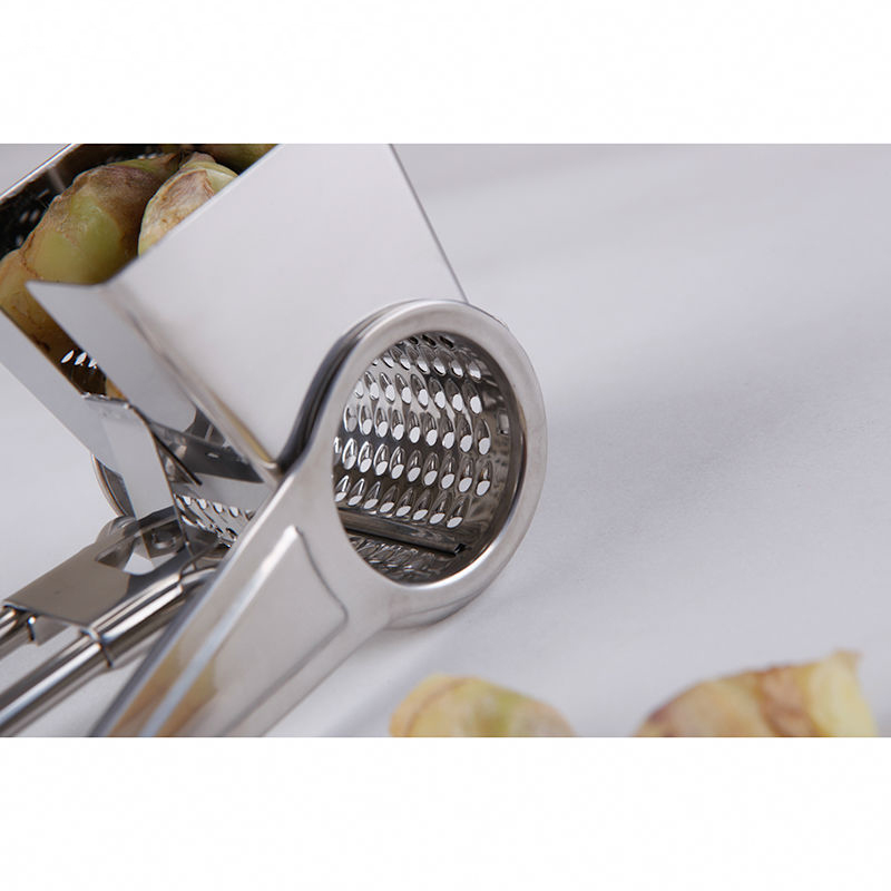 XMT-HOME Kitchen tools cheese grater slicer shreds drum Stainless steel manual ginger juice graters