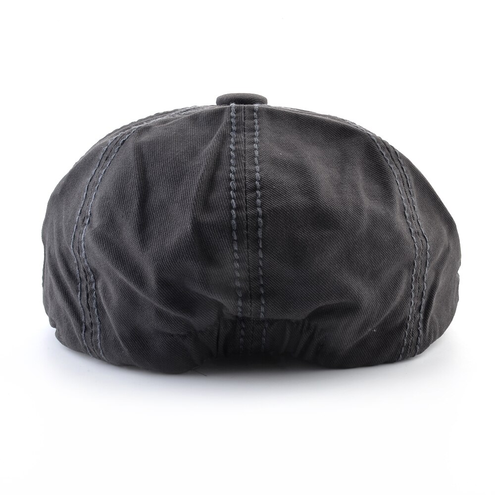 Men&#39;s Casual Newsboy Hat Spring And Autumn Retro Beret Hat Outdoor Casual Hats Unisex Octagonal Cap Solid Color Peaked Cap