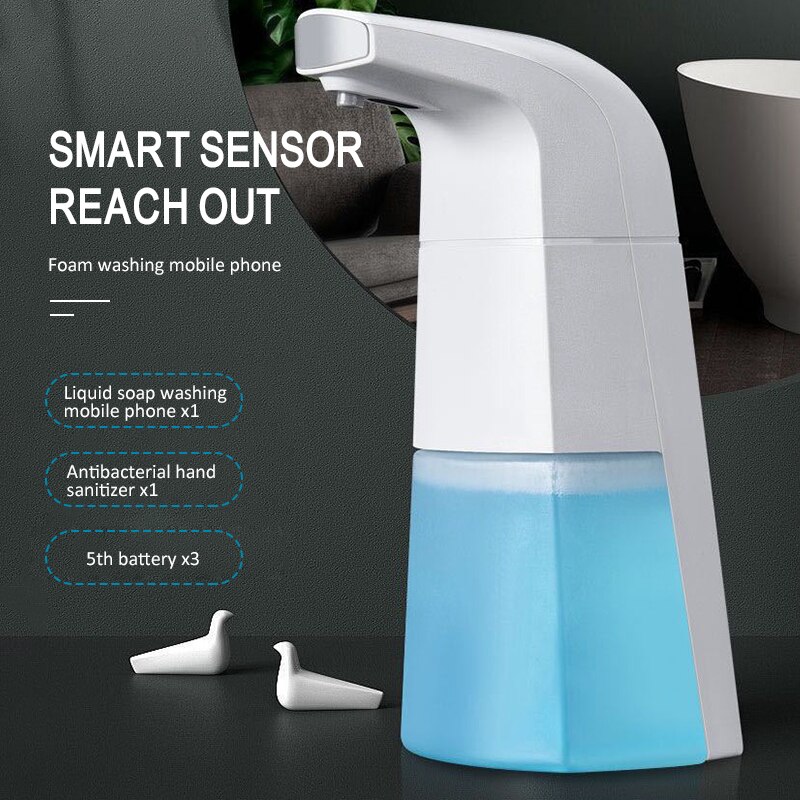 Touchless Badkamer Dispenser Smart Sensor Zeepdispenser Voor Keuken Hand Gratis Automatische Infrarood Zeepdispenser