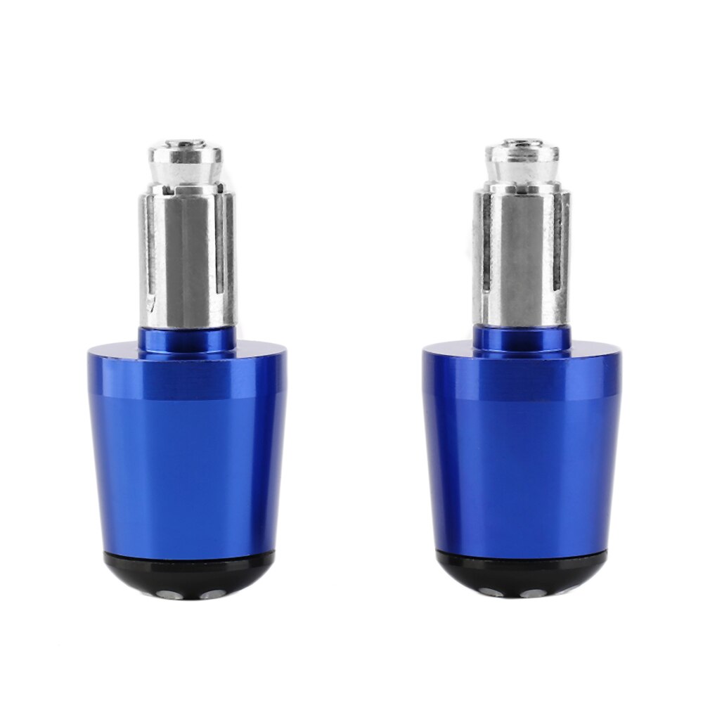 Lot De 2 Embouts De Guidon De Vélo Universels – 23,5 Mm, En Alliage D'aluminium Anodisé Et Caoutchouc – Protection Poussière, Chocs Et Vibrations – Pour Route, VTT, Ville, électrique