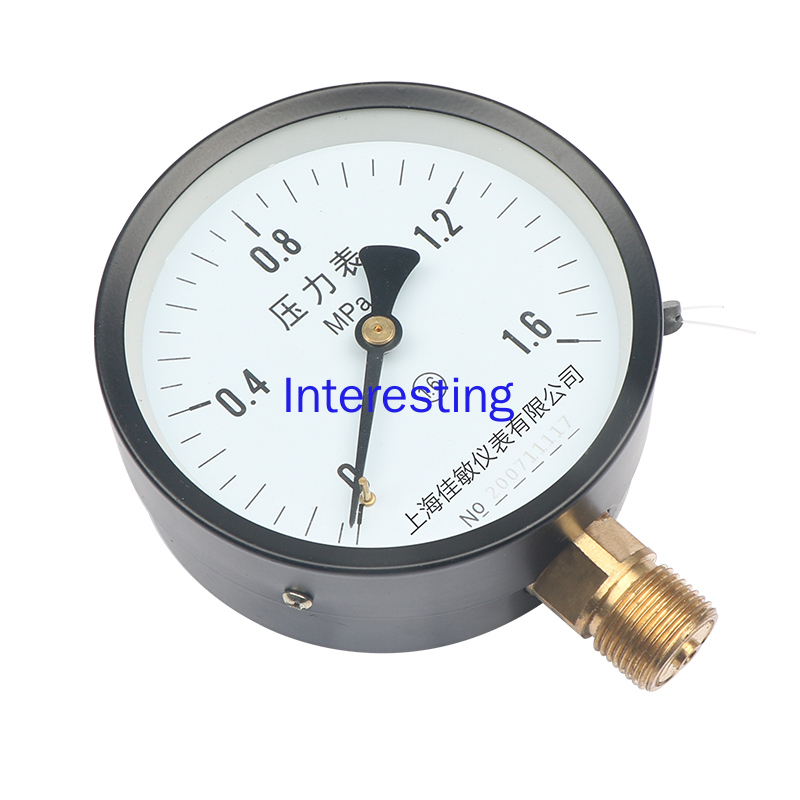 Vacuum Gauge Water Pressure Gauge Air Pressure Gauge Boiler Pressure Micro Pressure Gauge Vacuum Gauge Y-100 Pressure Gauge