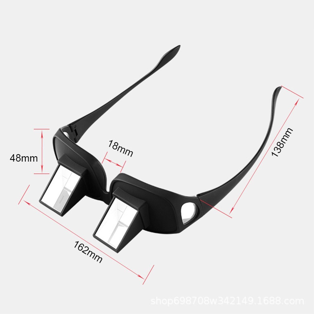 Erstaunliche, bequeme lesebrille mit periskop-funktion, horizontale lesebrille für fernsehen im sitzen oder liegen, prismenbrille für bequemes fernsehen, smarte brille