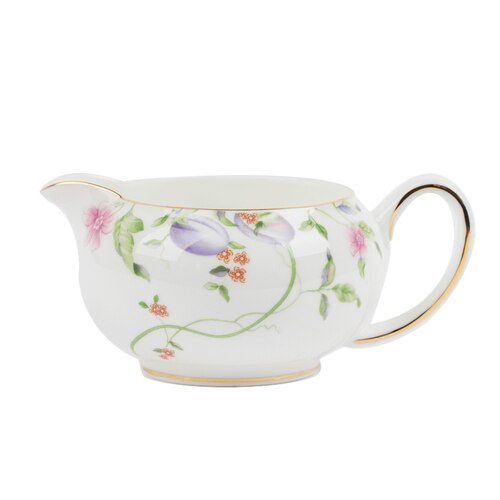 Nordic Stijl Koninklijke Thee Cup Schotel Wit Kleine Porseleinen Koffie Cup Set Theepot Luxe Drinkware Thee Kopjes En Schotel Sets tazas: Milk tank