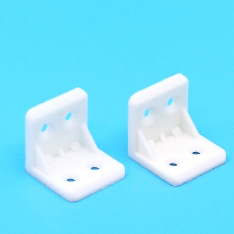 10Pcs Nylon plastic thickened corner furniture, right angle 90 degree angle, plywood tray cabinet fittings fittings corner code