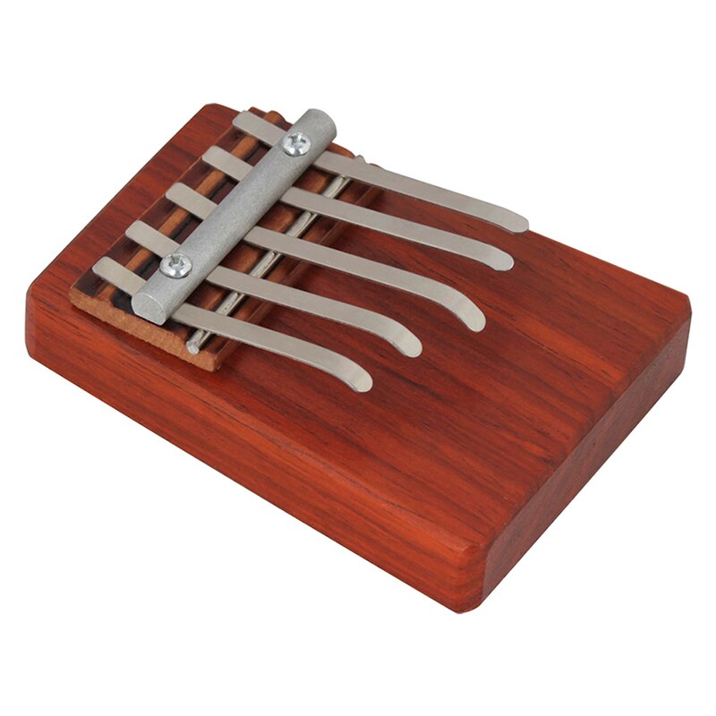 Children's Five-tone Mahogany Thumb Piano Acacia Muka Bahrain 5-tone Finger Piano Children's Musical Instruments: Default Title