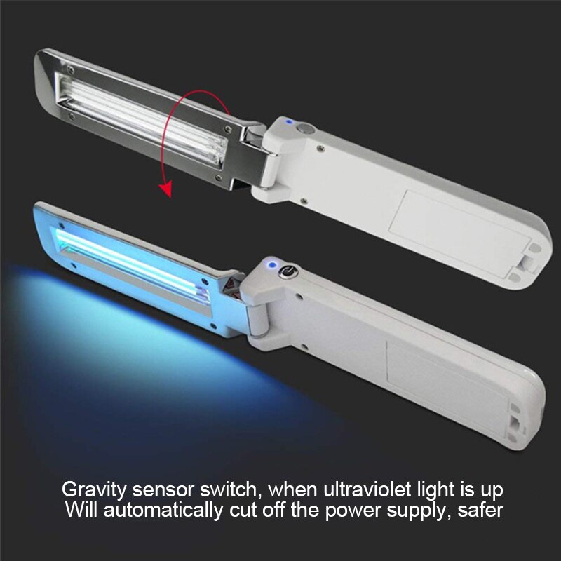 Lámpara de desinfección UV plegable USB 5v lámparas ultravioleta para el hogar luces esterilizadoras de luz germicida UVC