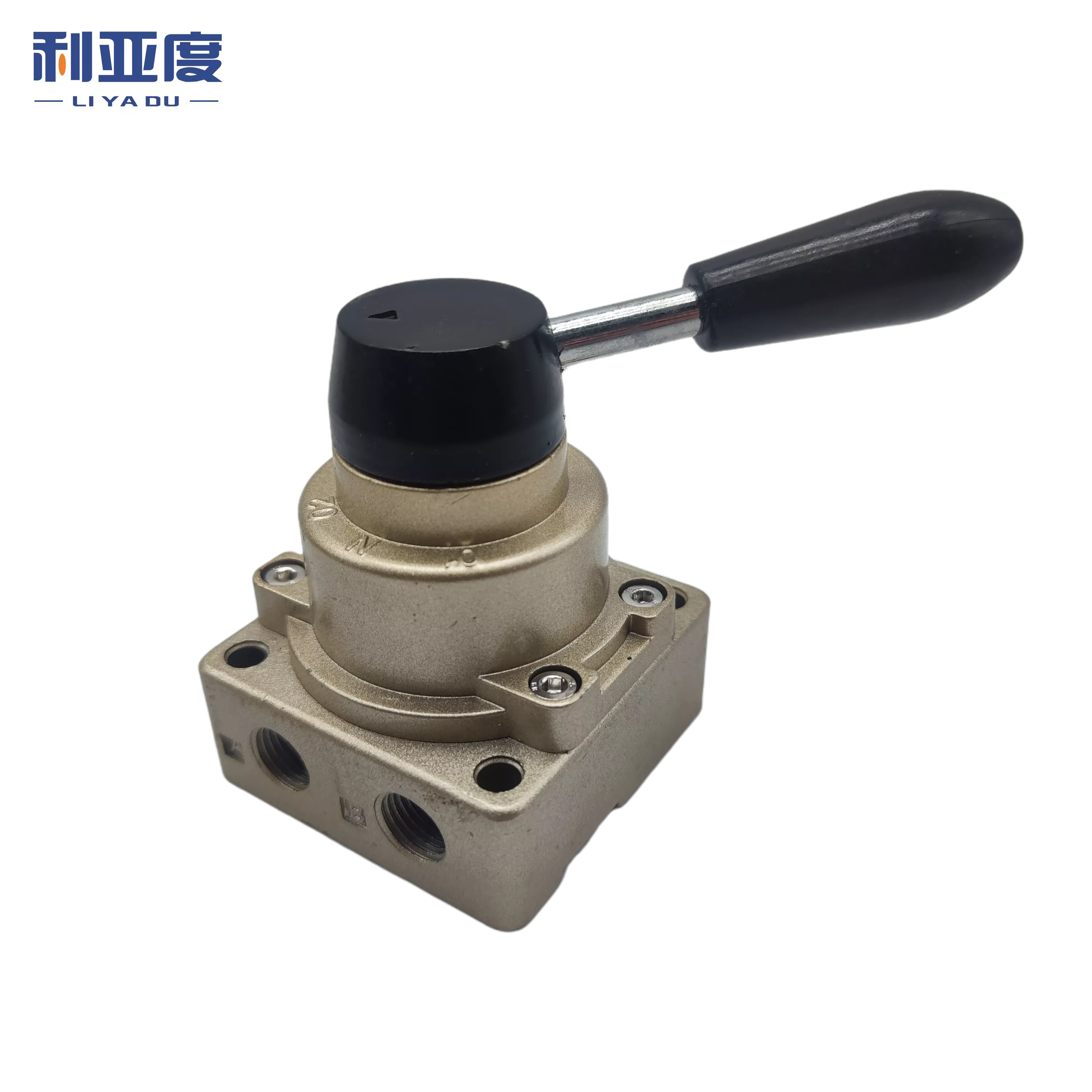 4 way 3 position manual valve Pneumatic Hand Operated Manual Operated Air Switch HV-02 03 04 HV-200B/D HV200-02 300-03 400-04