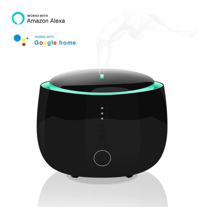 Difusor de aceites esenciales inalámbrico Wifi humidificador de aromaterapia domótica inteligente molde Compatible con Alexa Google Home