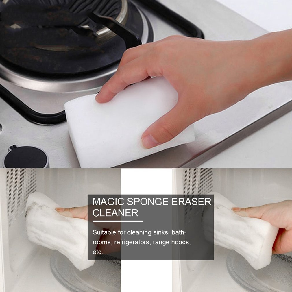 5-20pcs White Magic Sponge Eraser Multifunction Cleaner Kitchen Dish Sponge Dirty Cleaning Tool For Office Wall Car 10x6x2cm