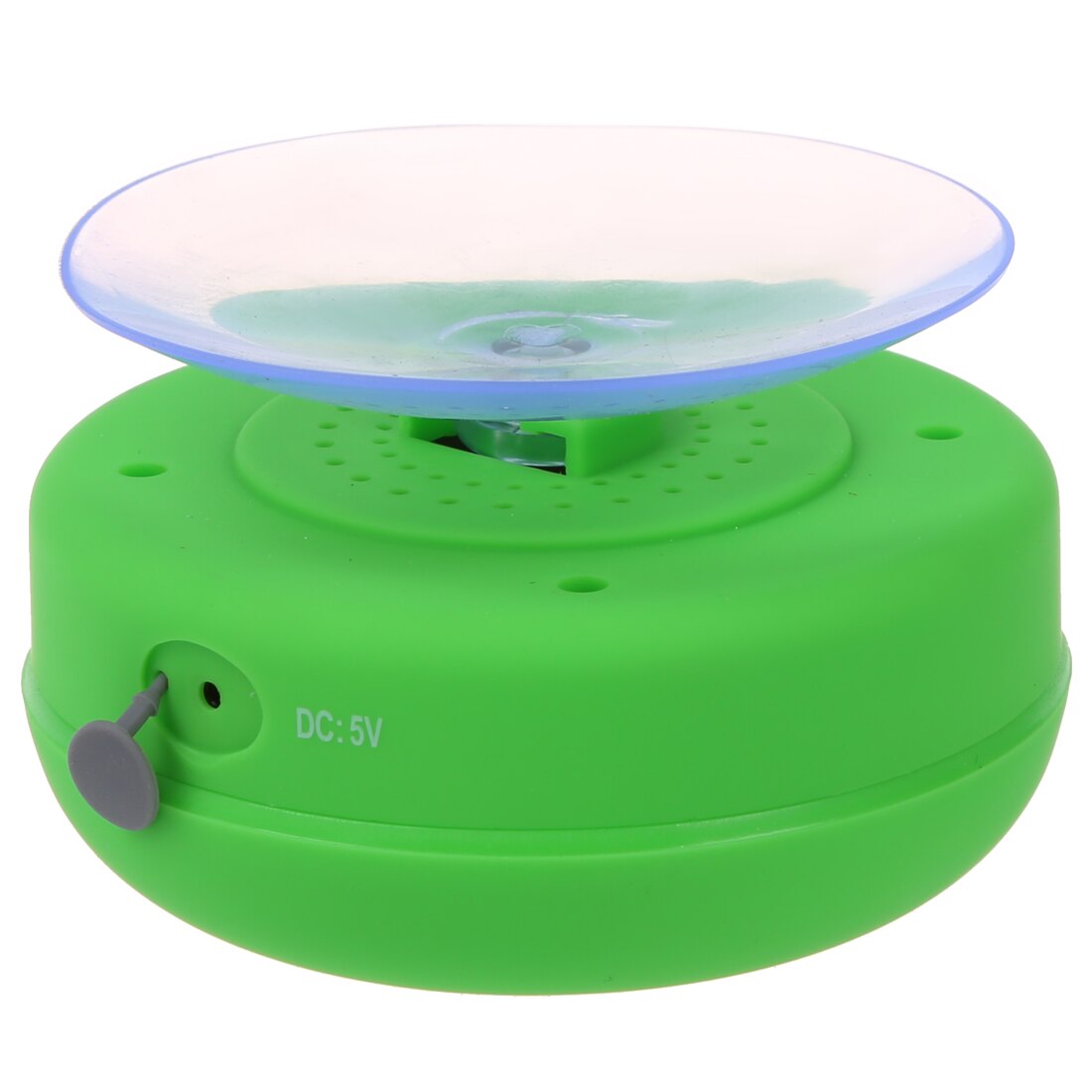 FULL-Waterproof Mini Handsfree Speaker jukeboxes Bluetooth USB 2.5 mm Microphone for Mobile with Suction Cup - Green