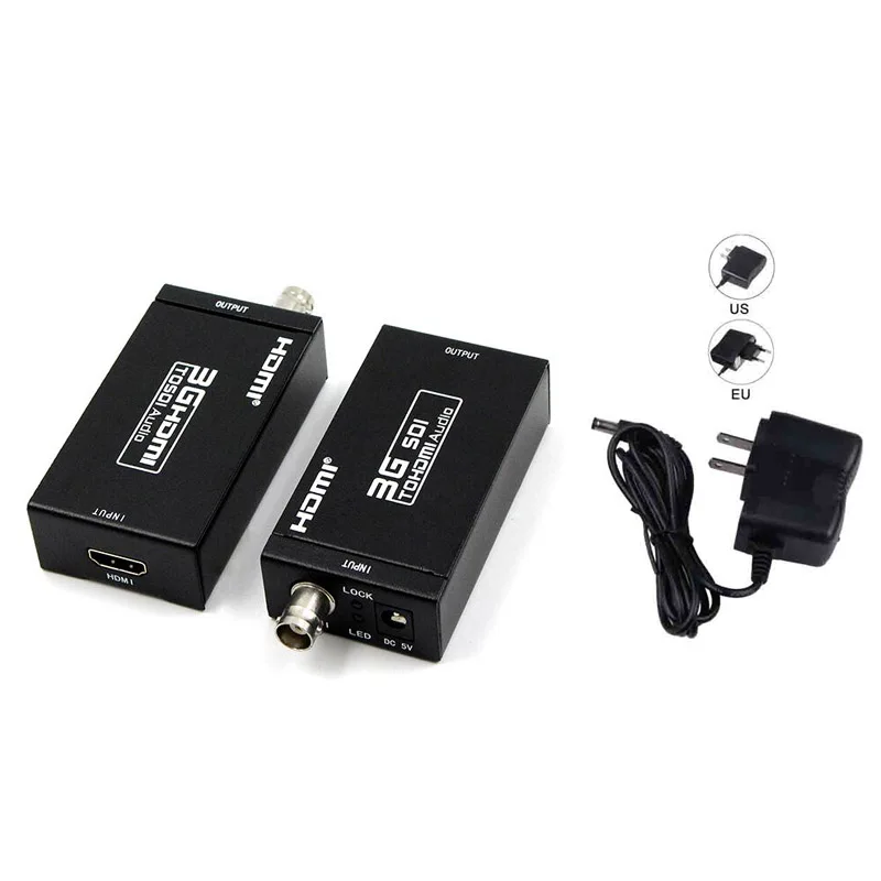 100M Hdmi-Compatibele Coax Extender Zender Ontvanger 3G Mini Hdmi Naar Sdi Converter Sdi Naar Hdmi Over Coaxkabel Adapter