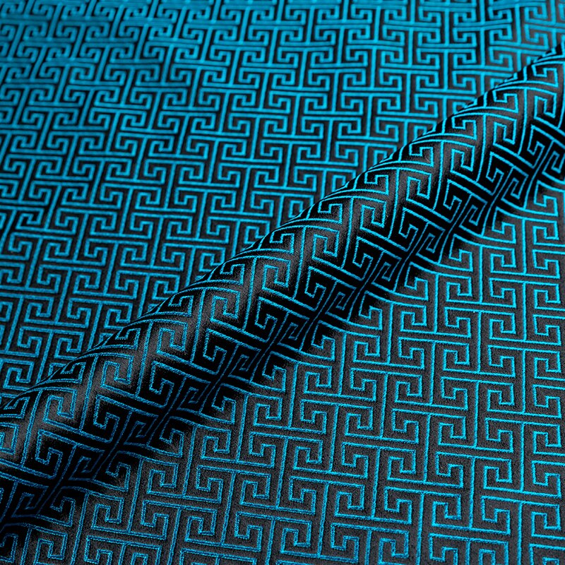Kinesisk stil brokade jacquard satin stof materiale til syning cheongsam kimono og tasker til gør-det-selv: Heidilan