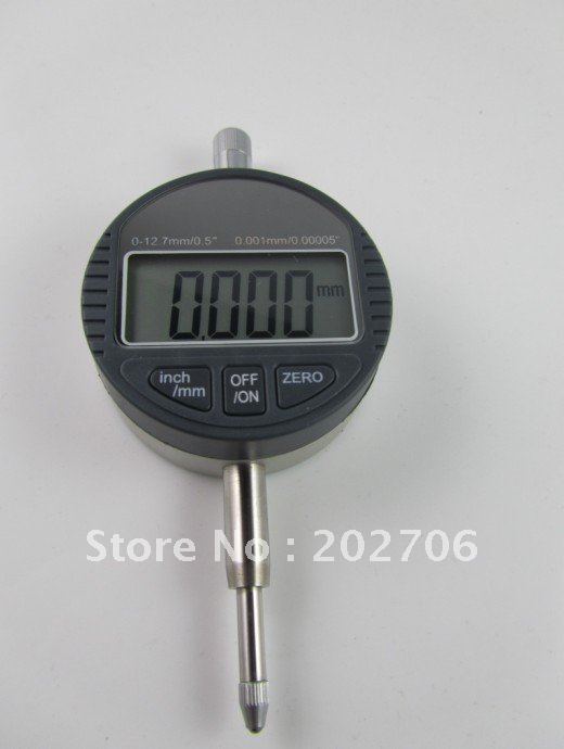 4size Micron digital indicator 12.7mm 25.4mm Electronic Micrometer Digital Micrometro Metric/Inch 0-12.7mm/0.5" Dial Indicator