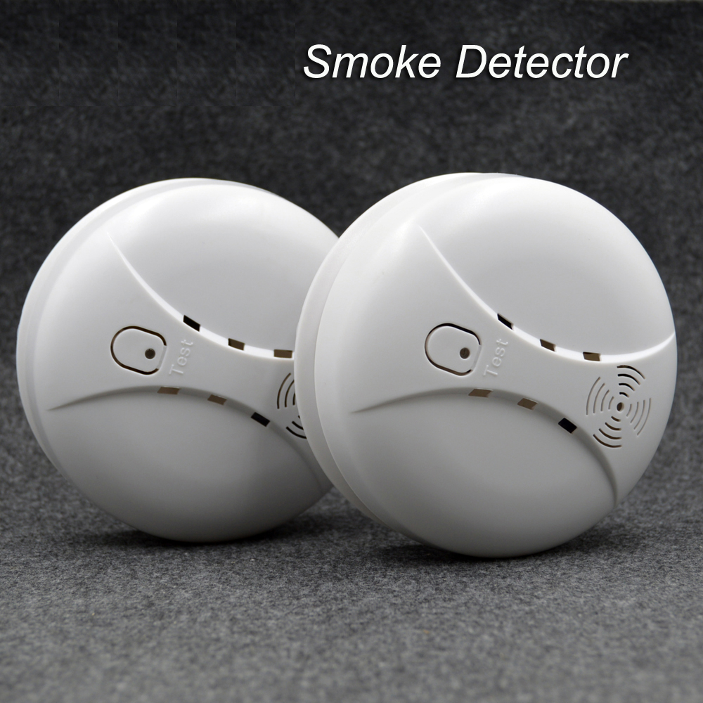 High Sensitive 433MHz Wireless Independent Smoke Fire Detector Home Security Low Battery Reminder Alarm Sensors Detectors