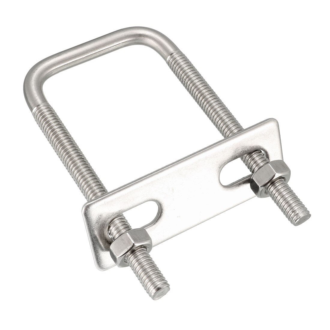 Uxcell 2 stk firkantede u-bolter sett 1-3/8 "(35mm)  indre bredde 304 av rustfritt stål  m6 w muttere ramme stropper bil- erstatning