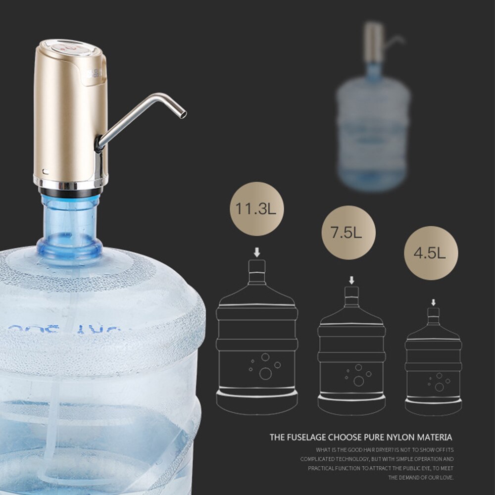 Automatic Water Dispenser Pump USB Charging Automatic Drinking Water Pump Portable Electric Water Dispenser Water Bottle Switch