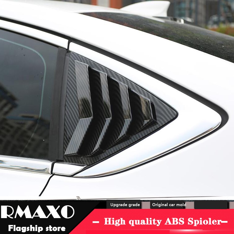 For opel Insignia Sedan ABS Rear Door Window shades Louver Frame Window Sill Molding Cover Sticker Trim