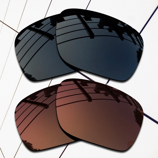 EOS Polarisierte Ersatz Linsen für Oakley Fuel Cell Sonnenbrille-Sorten Farben: Black and Brown