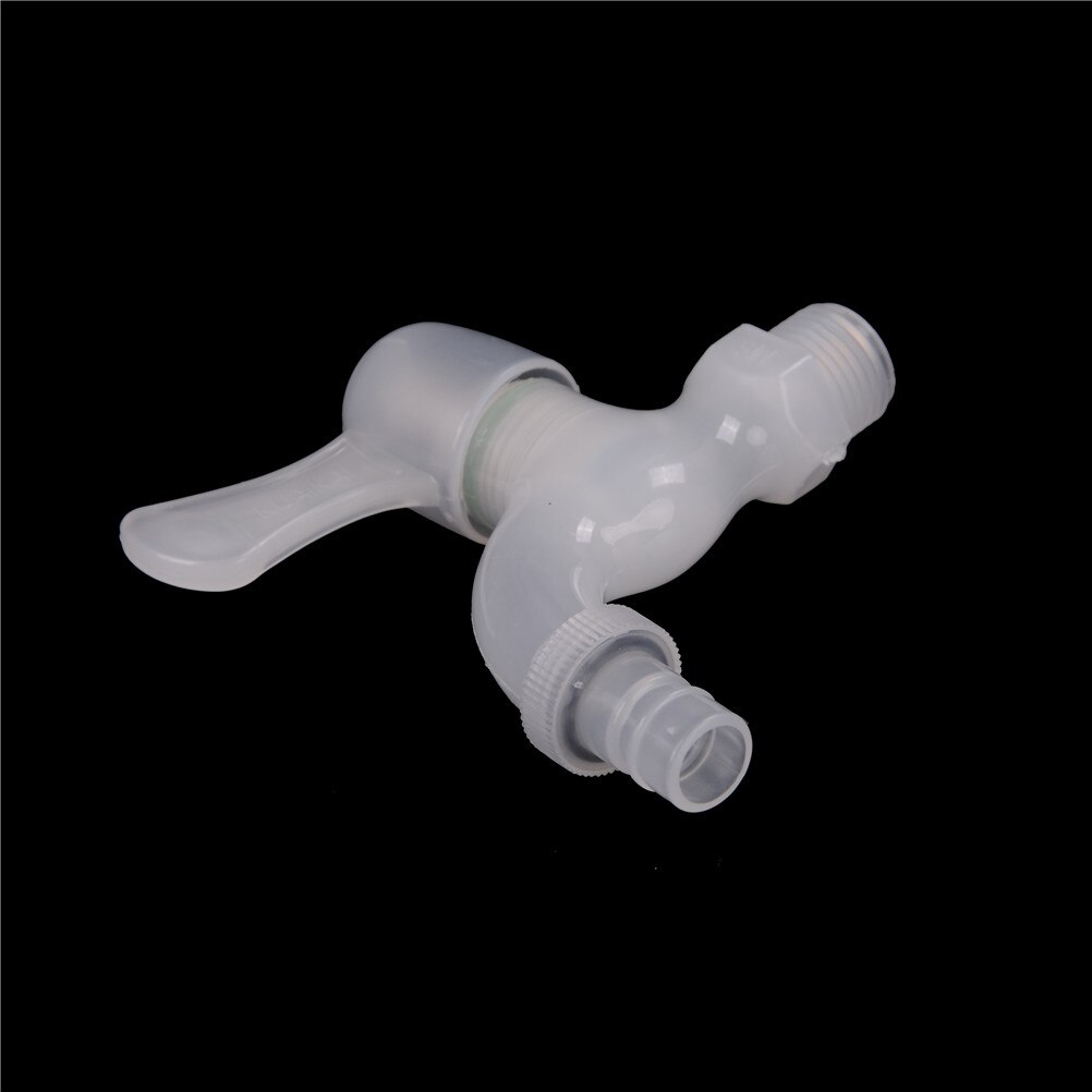 PVC Plastic Tap PP Mini Faucet Male Thread Clear Small Bibcock Easy Install Kitchen Washing Machine Garden Home Household Tools