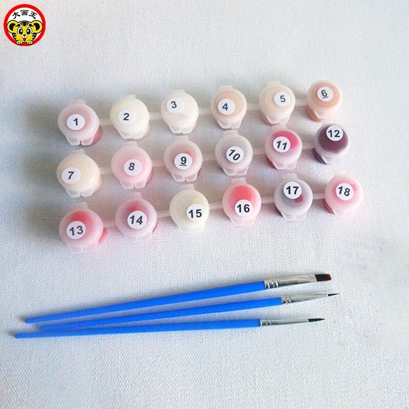 painting by numbers art paint by number Diy European sunset sailing landscape painting background wall hand-painted filling de