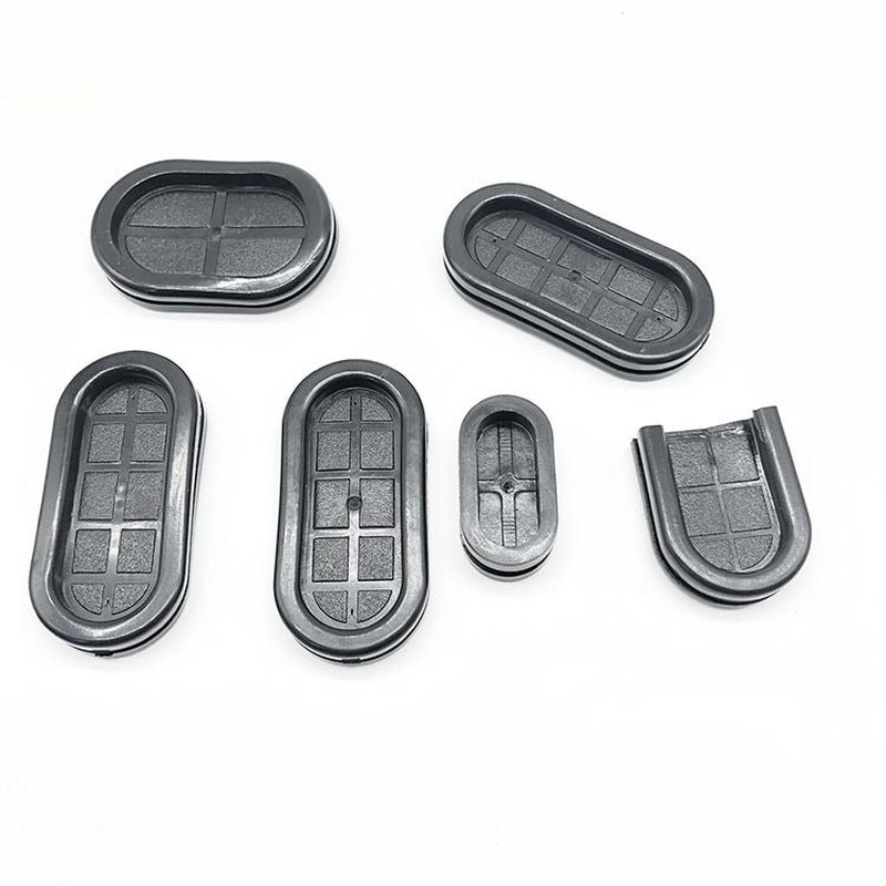 10pcs Rubber wire grommet Double-Sided gasket clamp Electric box inlet outlet Seal ring Dust plug cable fixed holder protector