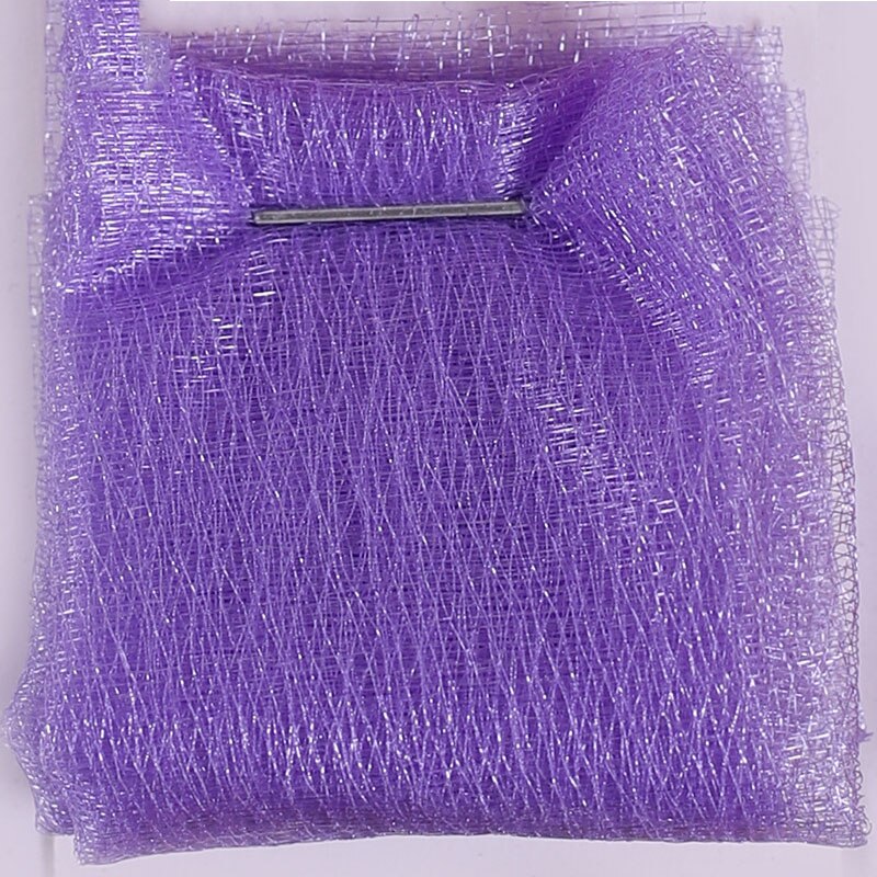 Mariage garn tyll rulle skir kristall organza tyg födelsedag event fest tillbehör för bröllop bakgrund dekoration 48cm*10m: Violett
