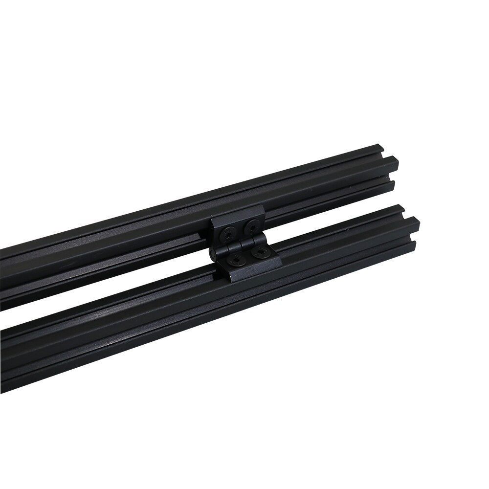 Door Frame Black Metal Hinge for T Slot Aluminum Extrusion Profile 3030 4040 Series