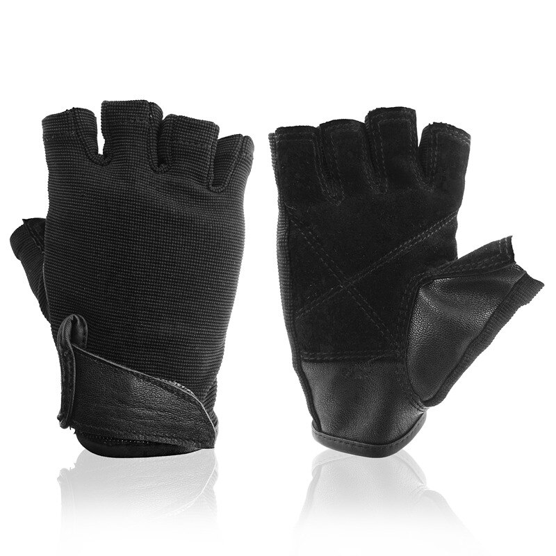 Gimnasio ejercicio Fitness guantes hombres y mujeres antideslizante resistente al desgaste amortiguador palma de equipos de Fitness de levantamiento de pesas de guante de mancuerna