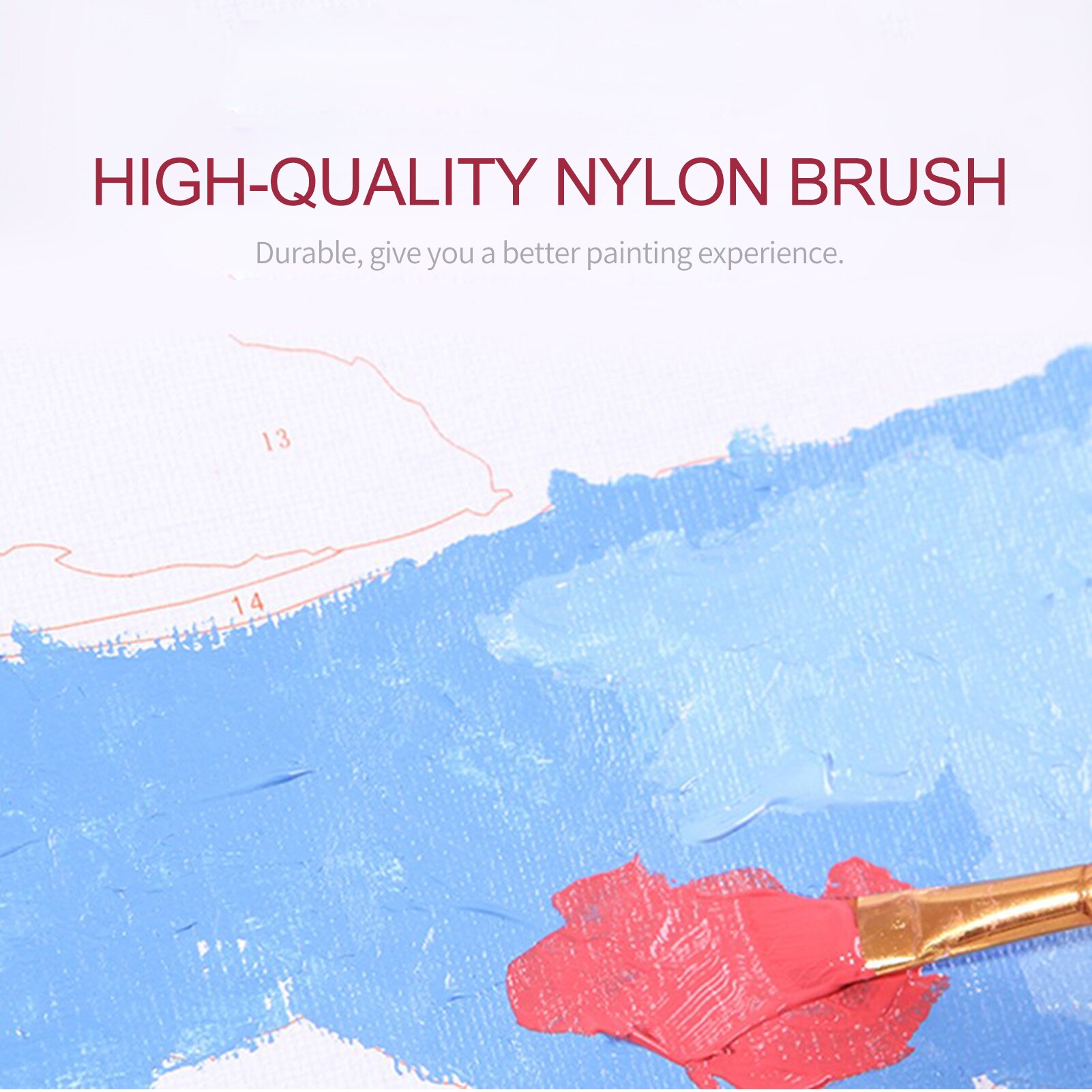 DIY Oil Painting on Canvas Paint by Number Kit Maple Forest Pattern for Adults Kids Beginner Craft Home Wall Decor