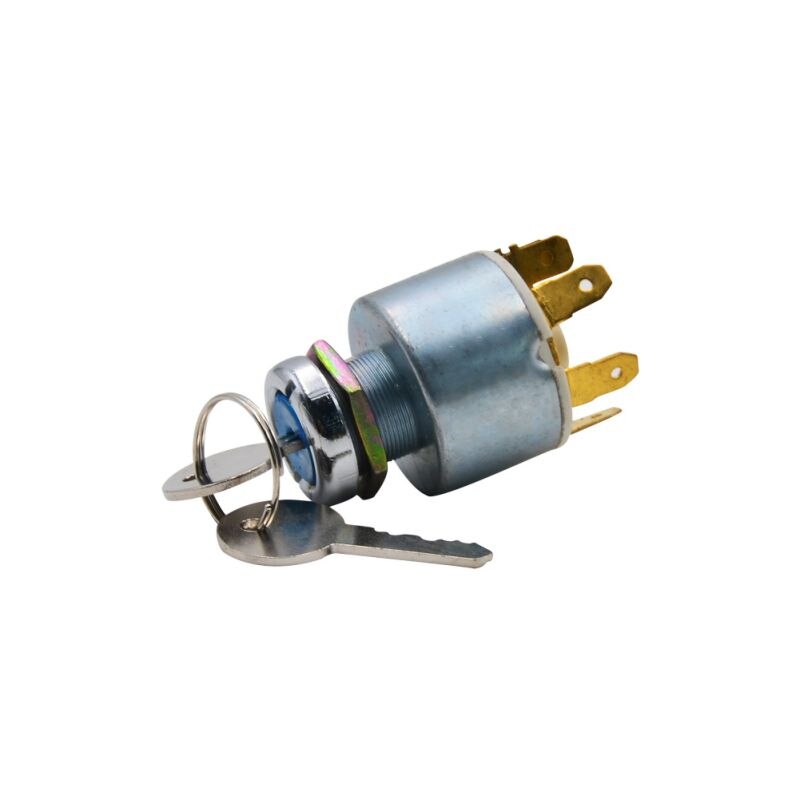 Motorrad Auto Auto Zündung Anlasser Schalter Steuert 4 Position Mit 2 Tasten Universal- Türschloss Zylinder 12v