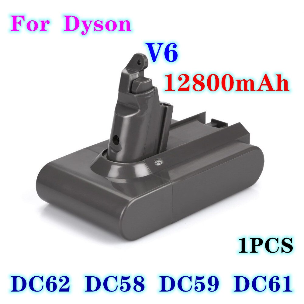 Li lon vacuum rechargeable battery Dyson v6 100% original, 12800mAh, 21.6v, 12800mAh, animal Pro