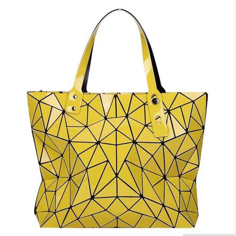 sac a main Bao Tassen Voor Vrouwen Fashoin Top-Handvat Tassen Hologram Schoudertas Tote Kleine Keten crossbody Tassen bolso mujer: yellow