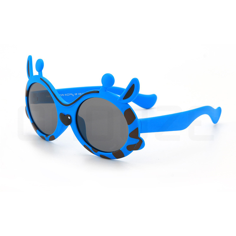 GAOOZE Children Polarized Sunglasses Luxury Polarizing Glasses Boys Girls Sunglasses Oval Giraffe Animal Glasses Oculos LXD261