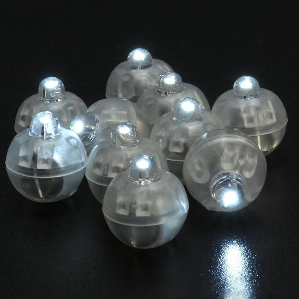 10 stk led mini festlys dekorasjon ball lys ballong lys bar papir lanterne bryllup ballong lampe dekor lamper natt