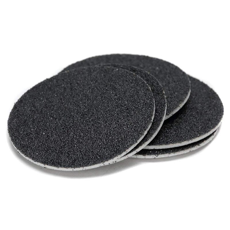 120 pièces remplacement papier abrasif disques Pad pour électrique pied fichier callosités décapant pédicure outil, 60 pièces régulier grossier 100 grain avec