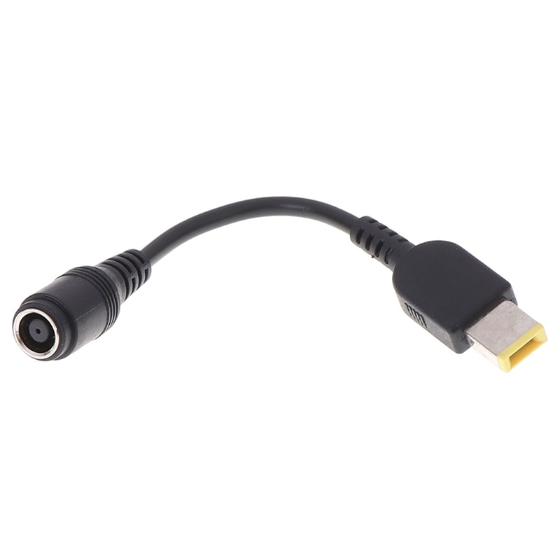 7.9*5.5mm Round Jack to Square Plug End Adapter Pigtail Charger Power Adapter Converter Cable For IBM for Lenovo Thinkpad