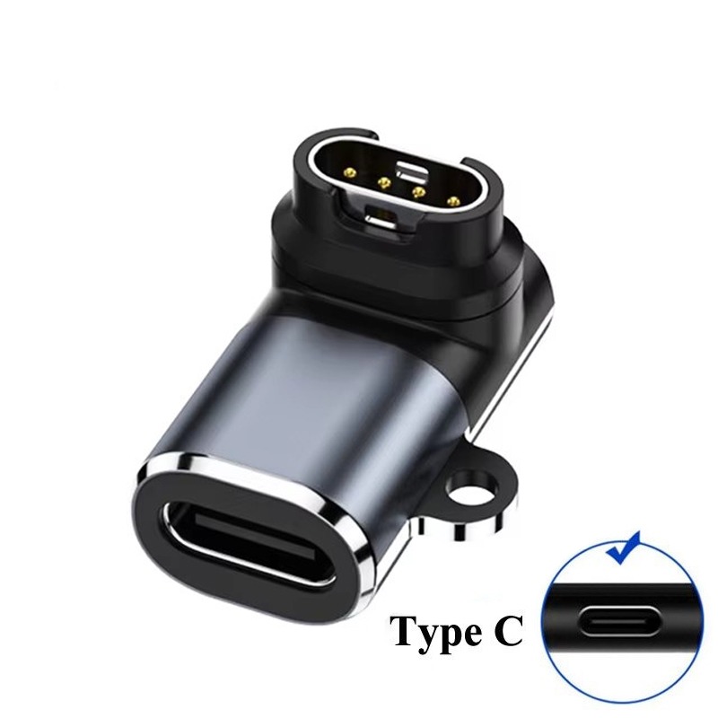 Type C Lader Adapter voor Garmin Fenix 8 7 6 5 8X 7X 6X Tactix Oplaadadapter Micro/IOS USB voor Garmin Horloge Oplader Adapter: # 3B