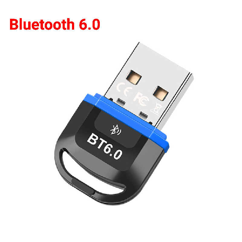 USB Bluetooth 6.0 Adapter Bluetooth 5.4 Dongle Bluetooth Receiver & Transmitter for Bluetooth Keyboard/Mouse/Headphone/Speaker: green