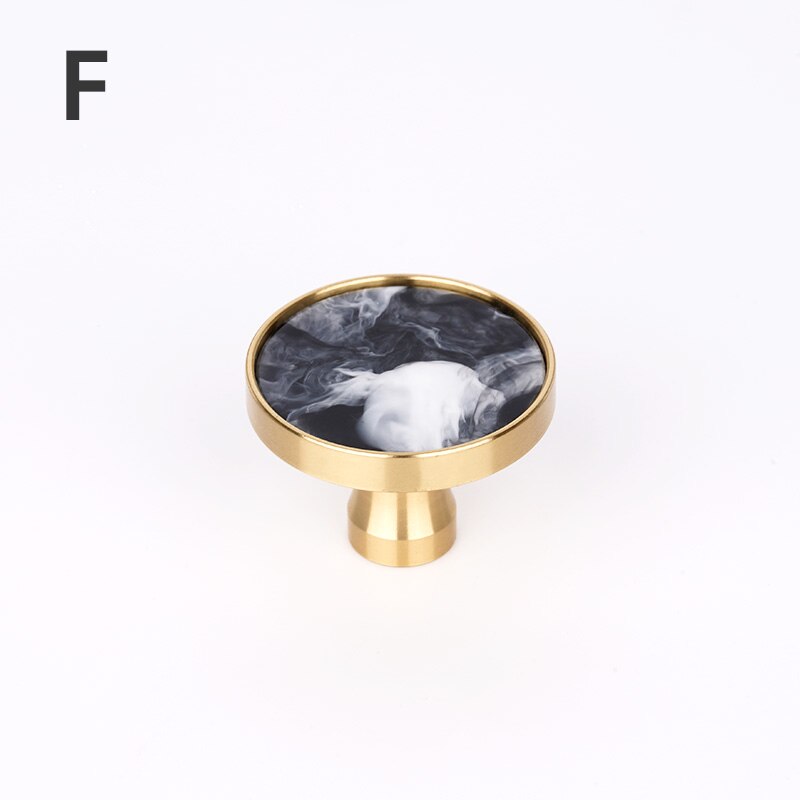 Brass Door Knobs and Handles for Cabinet Shell Resin Furniture Handles Kitchen Cupboard Drawer Pulls Wall Hanging Hooks: M / Silver