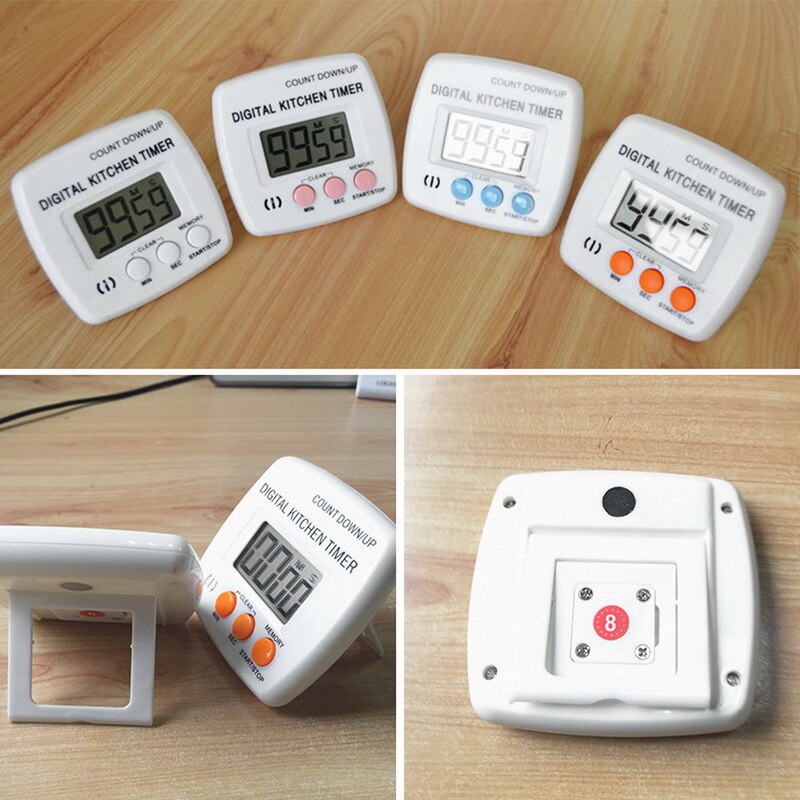 Digital Timer Down and Loud Alarm Kitchen Cooking Timer