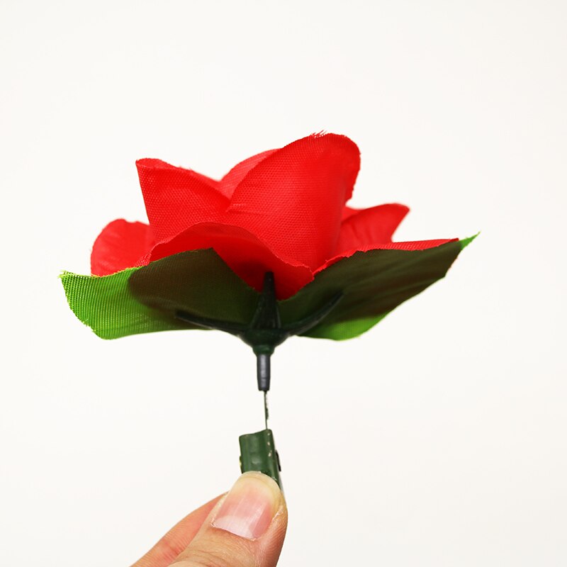 1Pcs Match Rose Bloem Goocheltrucs Professionele Straat Goochelaar Prop Illusion Satge Close Up Magic Speelgoed