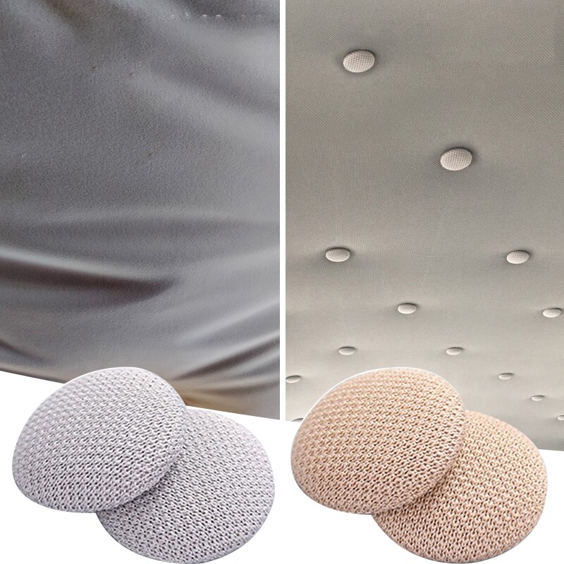 Tornillo de reparación de techo de coche, 40 Uds., Clip de tela para techo Interior de coche, remache de fijación, accesorios universales de reparación de techo de coche de 2cm