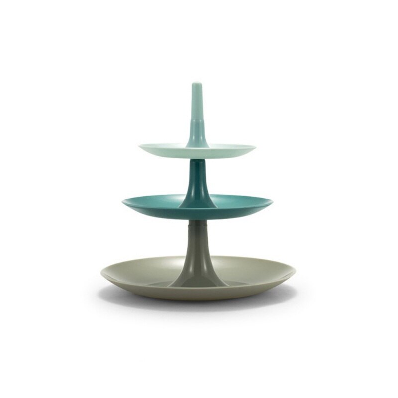 3-Tier Plastic Cake Stand Fruit Dessert Pastry Display Holder Serving Plate Platter For Party Wedding Home Decor: Default Title