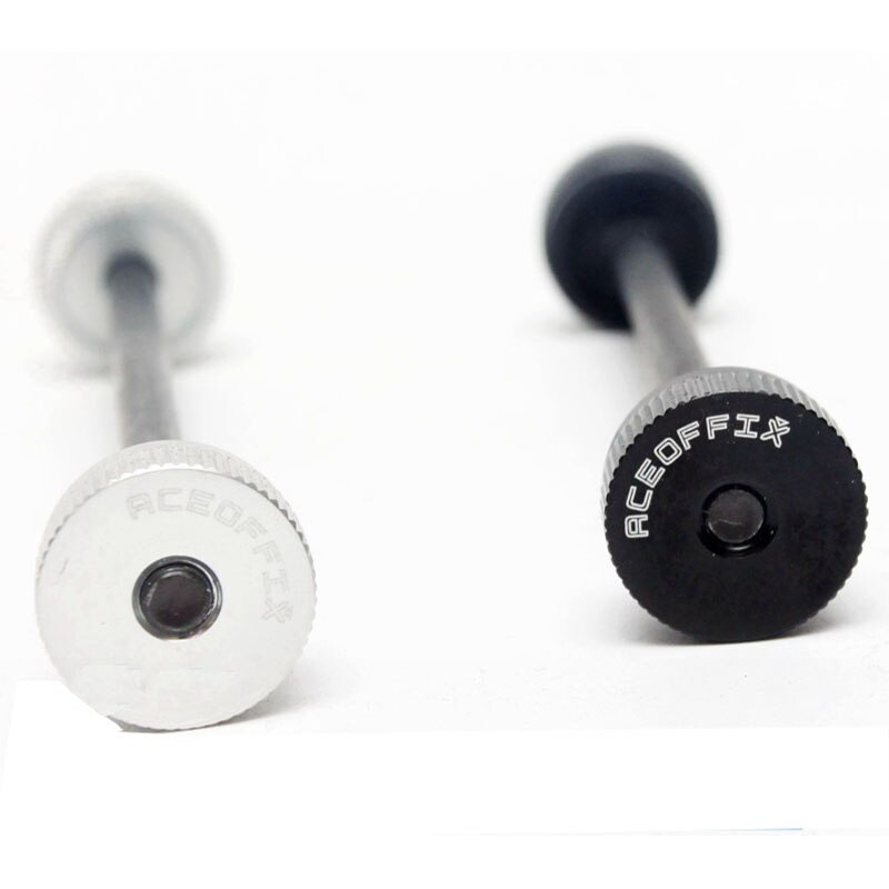 Aceoffix-eje de cubo para bicicleta plegable Brompton, liberación rápida, alta resistencia, 74mm, 100mm